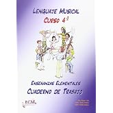 Cuaderno lenguaje musical ense&ntilde;anzas elementales. Curso 4