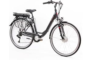 ‎TRETWERK DIREKT GUTE RÄDER TRETWERK - 28 Zoll E-Bike Damen Pedelec – Sao Paulo - E-Citybike Damenfahrrad mit 7 Gang Shimano Kettenschaltung - Elektrofahrrad mit Frontmotor 250W, 36V