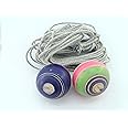 advancedestore Wooden Spinning Tops/lattoo/bambaram/buguri/bongaram with String/Multi Color/Pack of 2