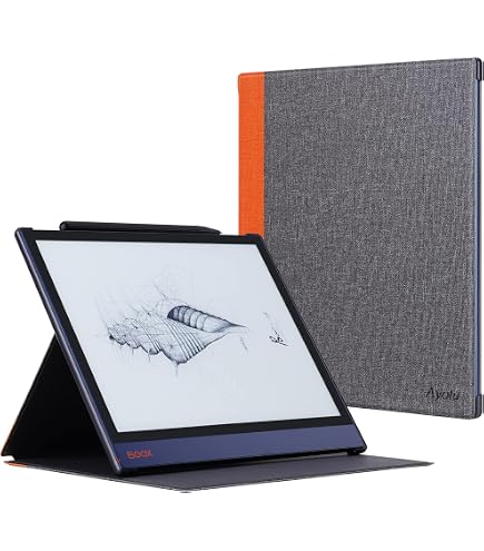 Fintie Hülle Für BOOX Note Air3 C/ Air4 C – Mit Stifthalter, Klarer Rückseite & Sleep-Funktion
