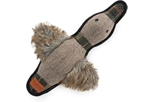 Ancol Heritage Tweed Selección de Juguetes para Perros, Pato/Hueso/Zorro/Liebre, Pato, 0.2 kg