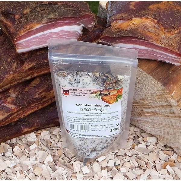 Raucherteufel Schinkenmischung Wildschinken 250g Amazon De Lebensmittel Getranke