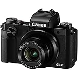 Canon PowerShot G5 X Digitalkamera (20,2 MP, 7,5cm (3 Zoll) WLAN, NFC, Image Sync, 1080p, Full HD) schwarz
