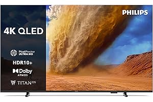 Philips 43PUS7800 4K LED Smart TV - Écran 43 Pouces avec Plateforme Pixel Precise Ultra HD, Titan OS et Son Dolby Atmos - Compatible Alexa et Assistant Vocal Google