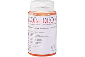 ‎CAKE COMPANY Cake Company fettlösliche Puder Farbe gelborange (1 x 25 g) | Ideal zum färben von Lebensmitteln