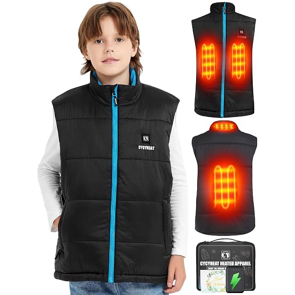 Generisch Heizweste Für Kinder – Beheizt, 13 Zonen, Wasserdicht & Winddicht – Ideal Für Winter Und Outdoor