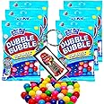 Playo Refill Gumballs for Gumball Machine - Refill Bubble Gum 30 oz - 6 Pack of Double Bubble Gum Ball Candies - Christmas Antique Style Bubble Gum Machine - Kids Coin Operated Toy Bank