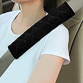 Soft Auto Seat Belt Cover Seat Belt Shoulder Pad 2PCS Compatibility with All Cars and Backpack for More Comfortable Driving