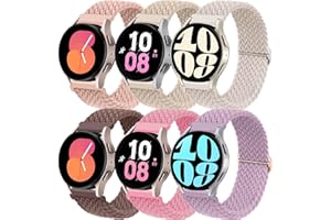 DMVEIMAL Armband für Samsung Galaxy Watch 6/5/4 40mm 44mm/Galaxy Watch 4/6 Classic 47mm 43mm 46mm 42mm/Watch 3 41mm/Active 2,6ST 20mm Geflochtenes Nylon Sport Uhrenarmband für Samsung Watch 5 Pro 45mm Band