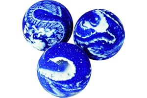 Ameisenkeks® - 12 x Flummy Weltraum Space mit Leuchteffekt - leuchten bei Dunkelheit, ideal für Geburtstag & Party