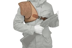 Tas Trost Canvas Leather Recoil Protector Shoulder Guard Adjustable Rebound Pad Shotgun Gun