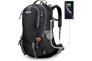 G4Free Mochila de senderismo impermeable de 50 l, con cubierta para la lluvia, para montañismo, viajes, camping, senderismo, deportes al aire libre, para hombre y mujer
