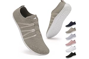 Geweo Barefoot Minimalistes Chaussures Femme Homme Confort Chaussure de Trail Running Marche Sport Casual Fitness Sneakers