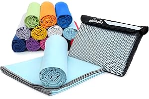 gipfelsport Serviettes en Microfibre | Serviette en Microfibre, Serviette de Voyage, Serviette de Plage | Séchage Rapide, ultraléger, Peu encombrant | pour Enfants, Hommes et Femmes
