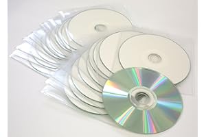 Traxdata Ritek Lot de 20 CD intégraux imprimables à jet d'encre dans des pochettes en plastique haute qualité Vitesse 52x