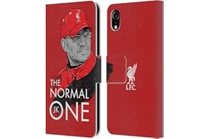 Head Case Designs Officially Licensed Liverpool Football Club Training Red Jurgen Klopp Illustrations Leather Book Wallet Case Cover Compatible With Apple iPhone XR