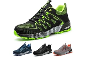 TQGOLD Chaussure de Securité Homme Femme Légère Chaussures de Travail Amorti Protection Embout en Acier Basket de Securite