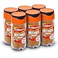 Schwartz Ground Nutmeg 32 G | Jar | Pack of 6 | Sweet and Earthy Flavour | Versatile Spice, Essential for Home-Cooked Meals | Perfect for Curries, Pasta Sauces and Cooked Vegetables