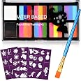 12 colori Face Body Painting con 6/10 pennelli K trucco