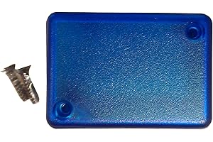 HAMMOND MANUFACTURING Hammond Electronics 1551FTBU Universal-Gehaeuse 50 x 35 x 15 ABS Blau (Translucent), 3 Stück