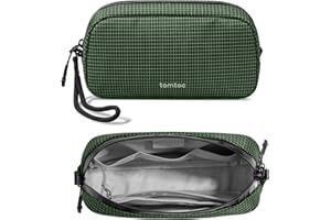 tomtoc T12 New Techpouch UK, Plaid verde., S, Organizer per borse
