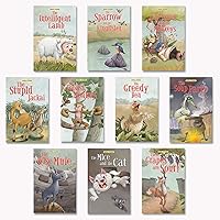 Moral Story Books for Kids (Pack of 10 Books) | 160 Total Pages | Illustrated Stories