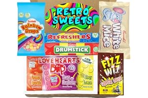 CANDY CLUB Sweets. Retro Sweets Gift Box. Birthday Present for men, women and children alike. Gift for any occasion, Christmas, Mother's Day, Father's Day, Get Well Soon.
