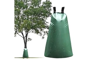 ASFRODE Worek do podlewania drzew, 75 l, worek do podlewania drzew, worek do nawadniania drzew, długi czas z odpornego na promieniowanie UV PCW do ciągłego i ukierunkowanego nawadniania drzew (zielony)