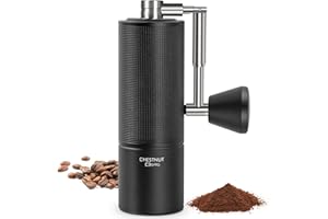 TIMEMORE Chestnut C3S PRO, Coffee Grinder Manual, Upgrade Integrated All-Metal Body, Hand Coffee Grinder with Folding Handle, for Espresso to French Press, Black