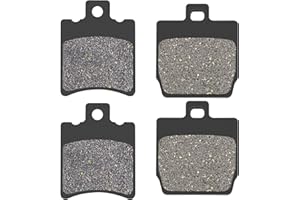 Road Passion Anteriore e Posteriori Pastiglia Freno Kit Compatibile con YAMAHA Aerox 4 NS 50 F 2014-2018 / NS 50 Aerox (Naked) 2T 2013-2016 / MBK YQ 50 Nitro 1997-2010 / YQ 50 Nitro Naked 2006-2010