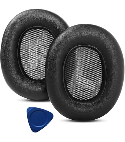 Oreillettes Remplacement Live 500bt Coussinets De Rechange Pour Casque JBL Live 500BT - Cuir Souple Noir - Confort Et Isolation Acoustique Accessoire Casque Audio Confort