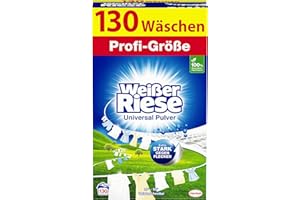 ‎WEIßER RIESE Weißer Riese Universal Pulver, 1er Pack (1 x 130 Waschladungen)