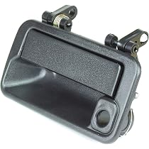TarosTrade Poignée Portière Avant Gauche Extérieure Noir - Compatible Suzuki Vitara 2 Portes 1989-1998