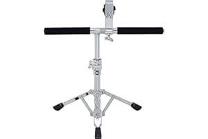 Meinl Percussion Professional Bongo Stand - Doppelständer zum Spielen im Sitzen für zwei Bongos - Stahl, Verchromt (TMB-S)