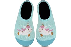 Kyopp Kapcie dziecięce dla chłopców i dziewczynek, oddychające buty domkowe, buty boso, antypoślizgowe pantofle