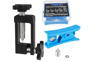 CDDCWZ Herramienta de inserción de destornillador de aguja, herramienta de manguera hidráulica para bicicleta, herramienta de instalación de púas con cortador de manguera hidráulica para barra de aguj