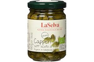 LASELVA La Selva Bio Kapern in Essig, 3er Pack (3 x 150 g)