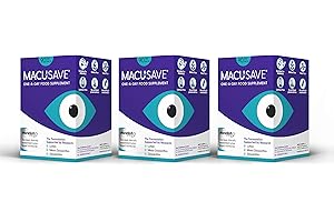 Macu-SAVE Food Supplement with Meso-Zeaxanthin/Lutein and Zeaxanthin - Pack of 90 X 3
