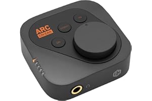 IK Multimedia ARC ON•Ear Portable Headphone Correction System Studio Monitoring DAC Amplifier Virtual Speakers Calibration Profiles 250+ Headphones Standalone Presets