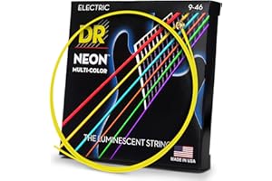 DR Strings HI-DEF NEON Electric Guitar Strings (NMCE-9/46),Black