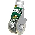Duck Easy Start förpackningstejp – transparent tejp för noggrann snabbförpackning med en hand – även för tunga lådor – 48 mm 