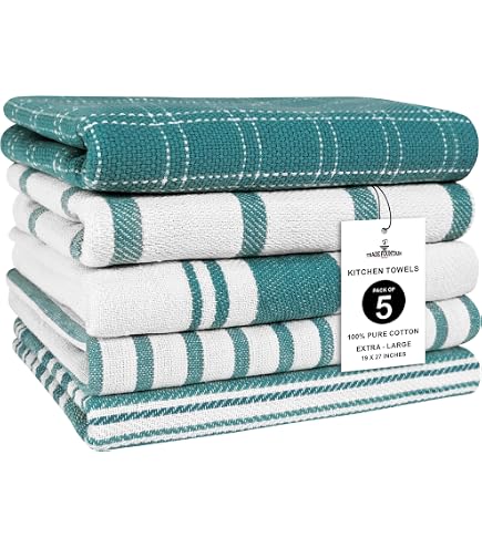 Coastal Beach Kitchen Towels - Sea Turtle Nautical Hand Towels For Bathroom & Kitchen Decor - View #4