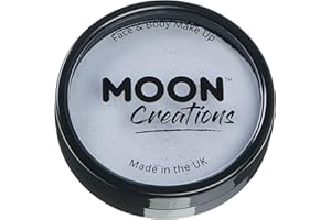 Moon Creations profesjonalna, aktywowana wodą farba do twarzy – jasnoszara