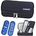 Insulin Pen Case - Insulin Cooler Travel Case with 2 Cooling Ice Packs, Medicine Cool Bag for Diabetic Insulin Pen and Vials Storage by YOUSHARES (Black)