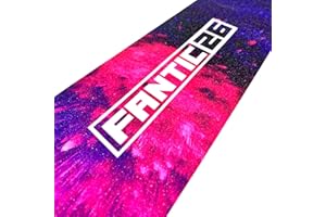 Fantic26 Hoja de lija antideslizante de repuesto para patinete de acrobacias, 58,5 cm (15,5 cm), color rosa y morado