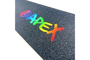 APEX Pro Scooters Revêtement antidérapant pour trottinette + autocollant Fantic26 (Apex classique, arc-en-ciel)