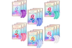 ZIXAOK Gels pour les yeux, Masques pour les yeux nacrés qui réduisent les rides, les yeux gonflés, les cernes, les poches pour les yeux avec du collagène marin naturel, Patchs anti-âge sous les yeux (18 PCS)