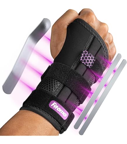 VITTO Tutore Polso - Polsiera Per Sollievo Dal Dolore Per Tunnel Carpale, Slogature, Tendinite E Artrite (Pro, Destra S/M) | RDN Street Market - Foto 5