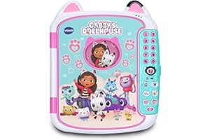 VTECH Gabby’s Dollhouse: Secret Safe My Cat-tastic Diary, Official Character, Interactive Diary, 10 Songs & Melodies, Includes Notebook and Pen, Gifts for Kids 4, 5, 6+ Years, English Version