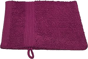 ‎JULIE JULSEN Julie Julsen Waschlappen in 23 Farben erhältlich weich und saugstark 500gsm Öko Tex Lila 15 x 21 cm